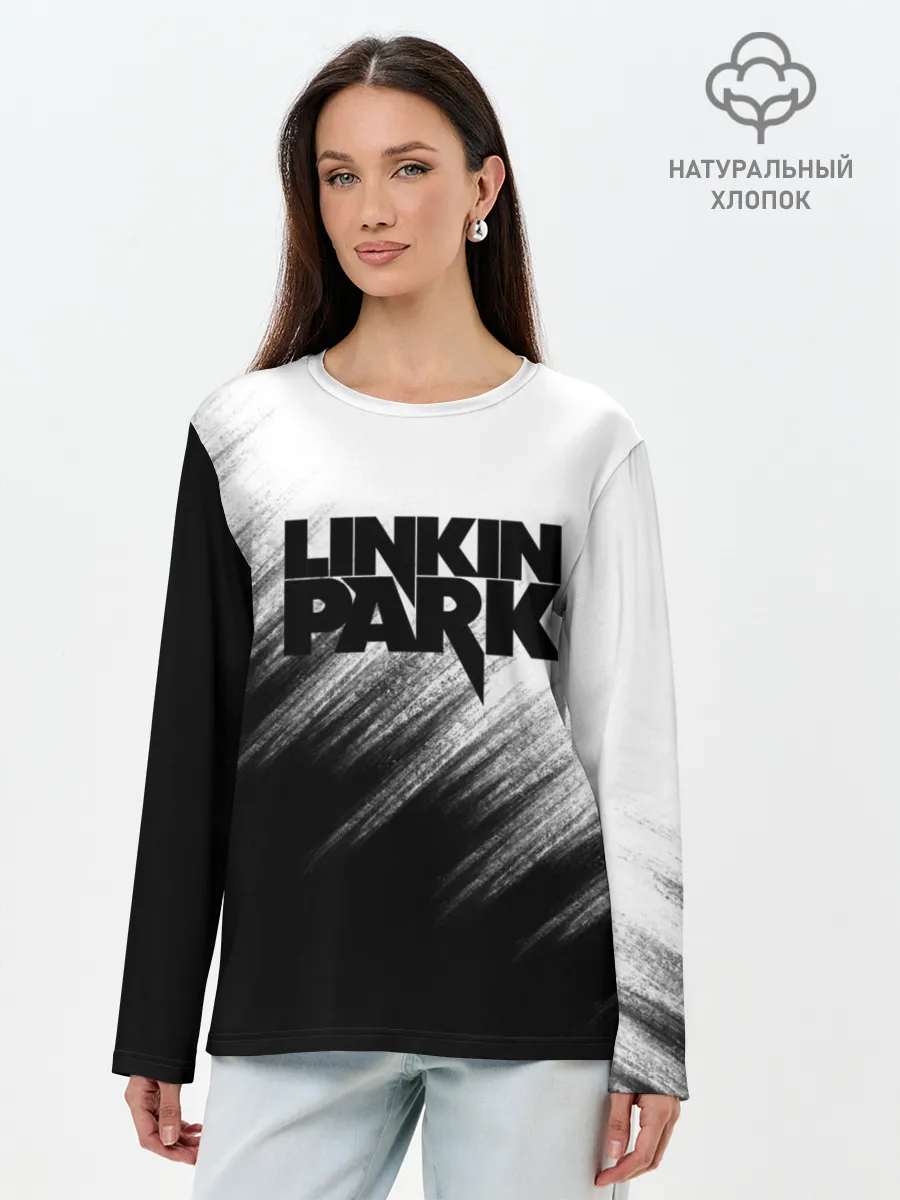 Лонгслив женский. Хлопок / Linkin Park