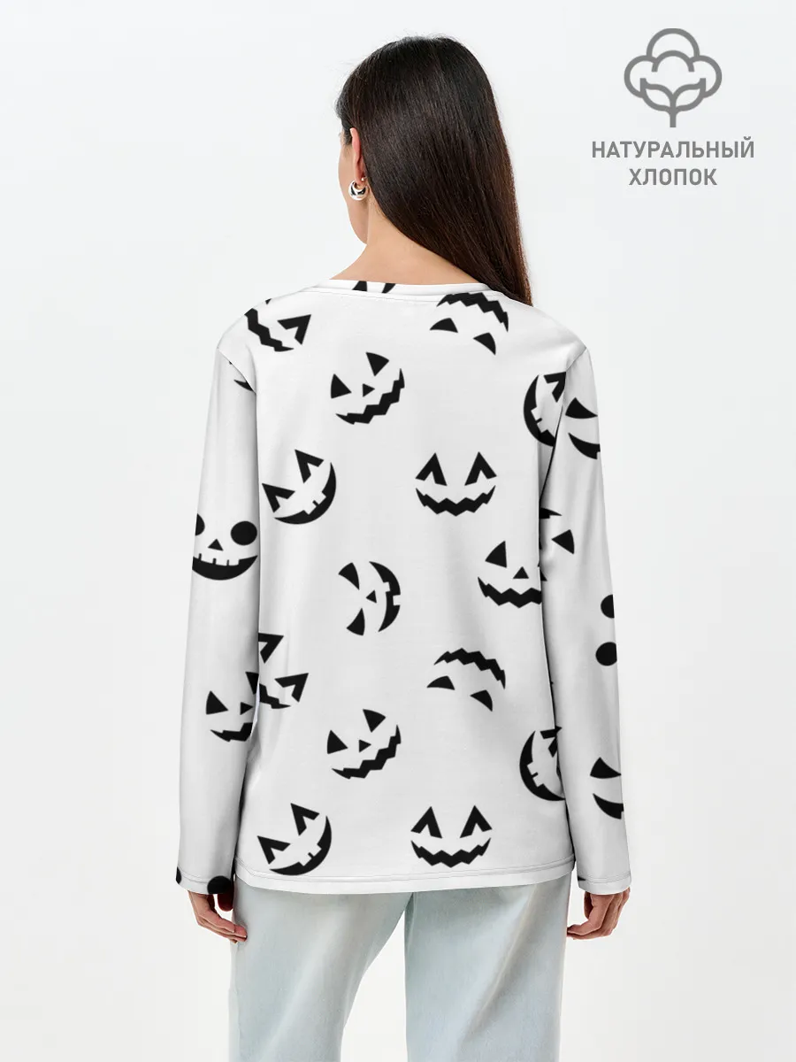 Лонгслив женский. Хлопок / Halloween