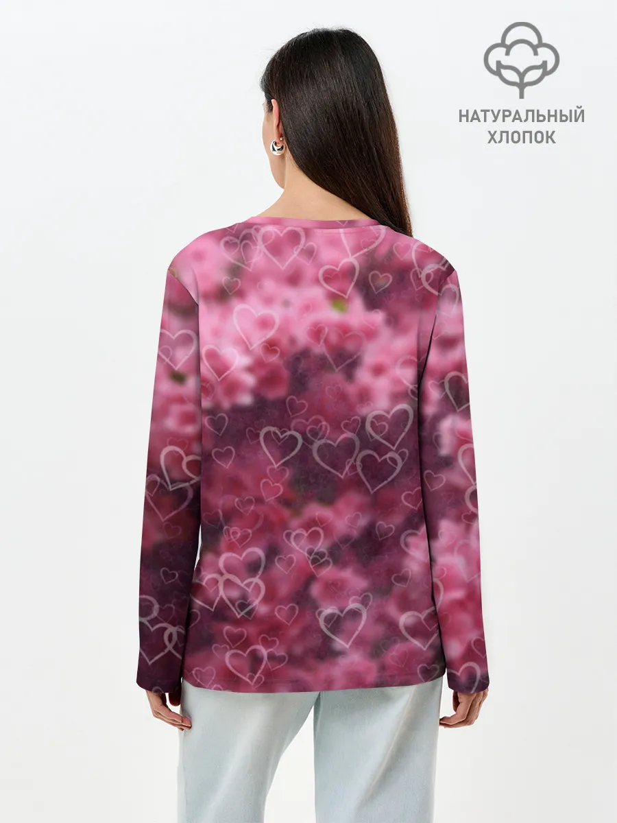 Лонгслив женский. Хлопок / Джунко Эношима