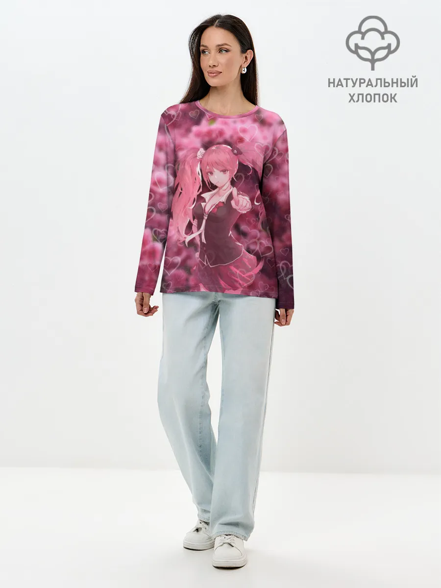 Лонгслив женский. Хлопок / Джунко Эношима