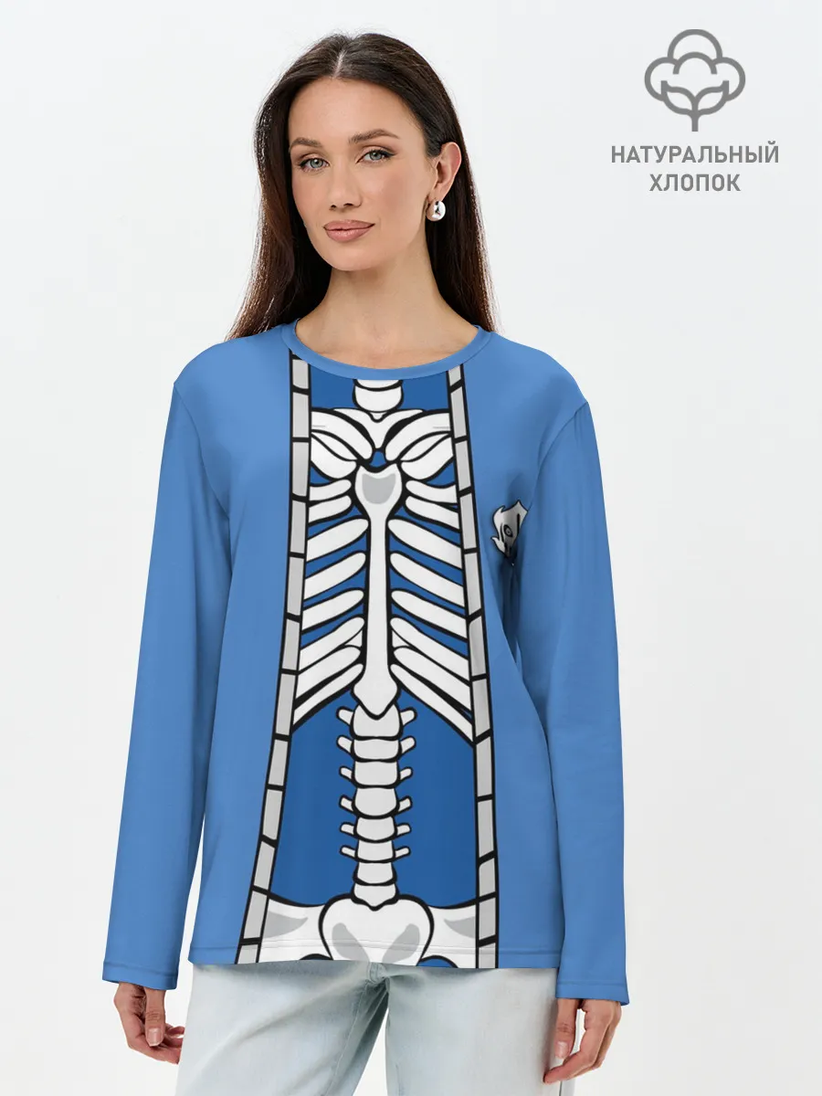 Лонгслив женский. Хлопок / КУРТКА САНСА