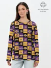 Лонгслив женский. Хлопок / LA LAKERS | ЛЕЙКЕРС