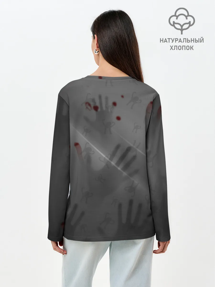 Лонгслив женский. Хлопок / ЪУЪ СЪУКА