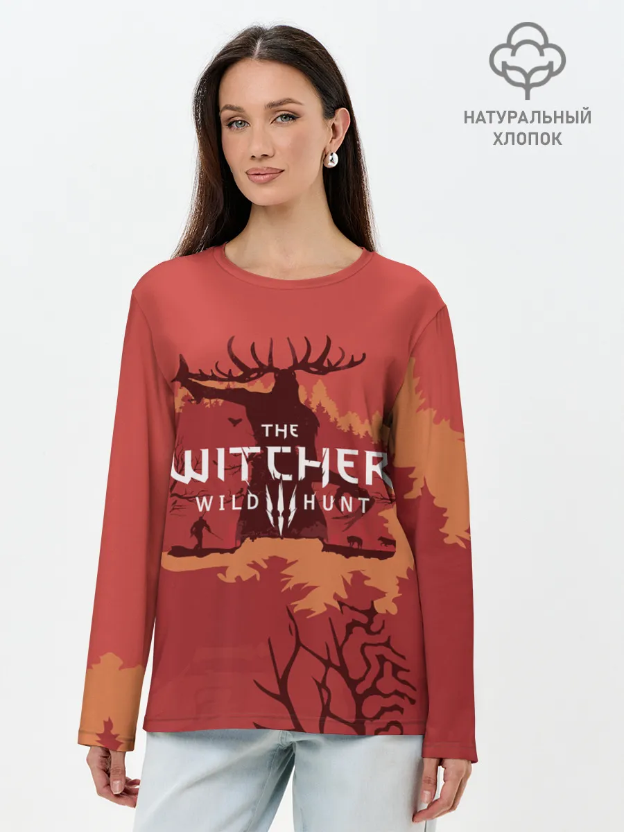 Лонгслив женский. Хлопок / ВЕДЬМАК