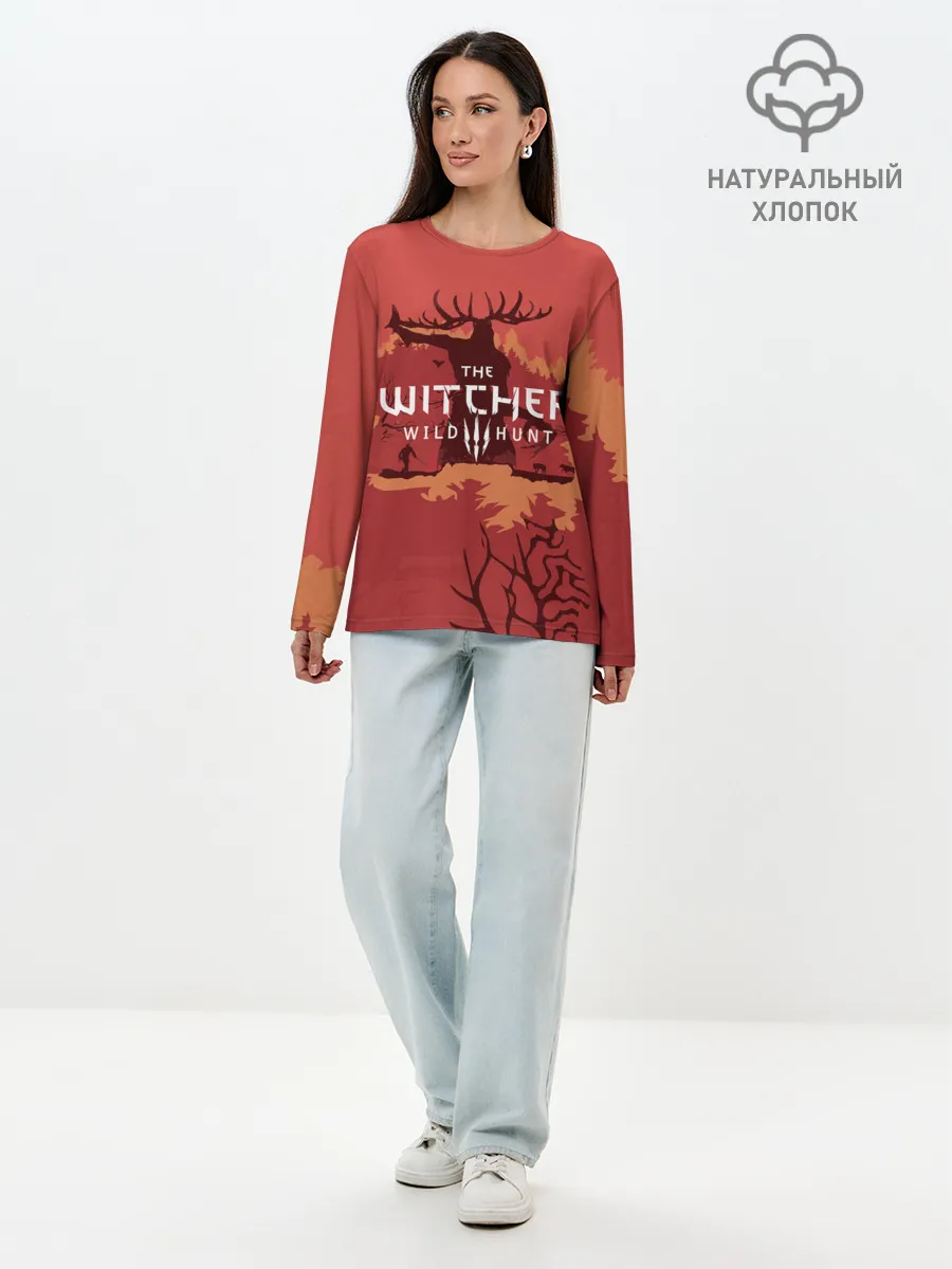 Лонгслив женский. Хлопок / ВЕДЬМАК