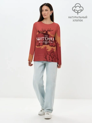 Лонгслив женский. Хлопок / ВЕДЬМАК
