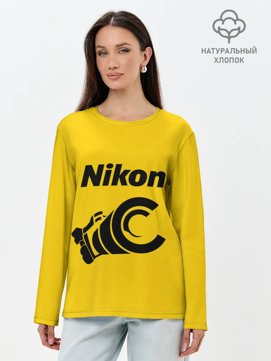Лонгслив женский. Хлопок / Никон