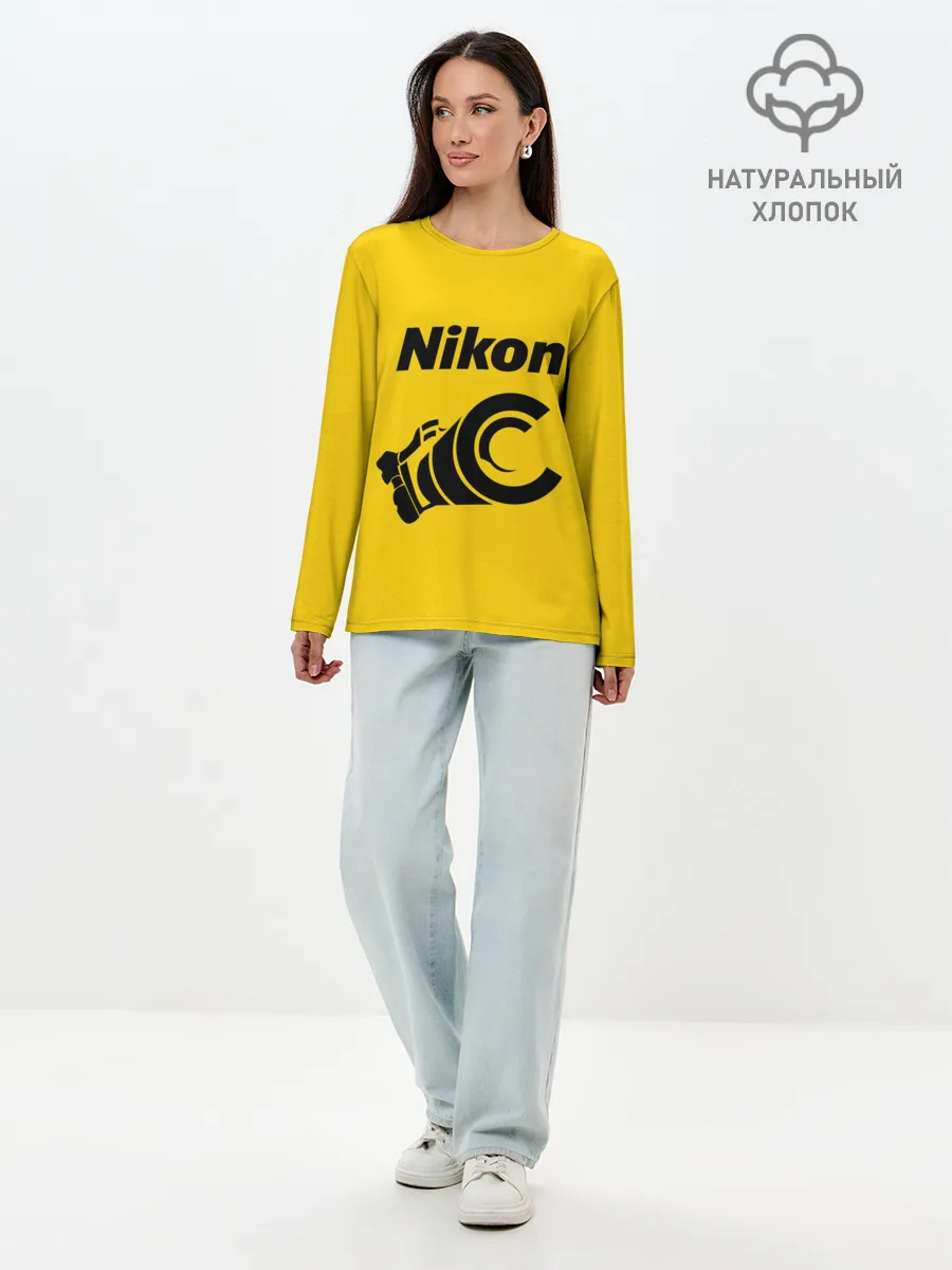 Лонгслив женский. Хлопок / Никон