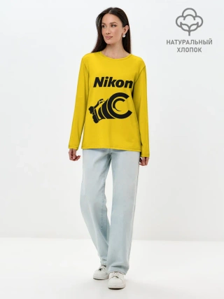 Лонгслив женский. Хлопок / Никон