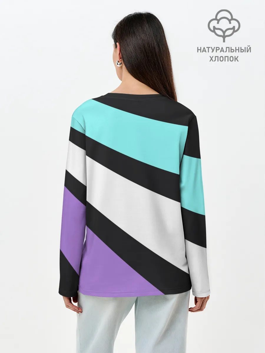 Лонгслив женский. Хлопок / Мои нулевые