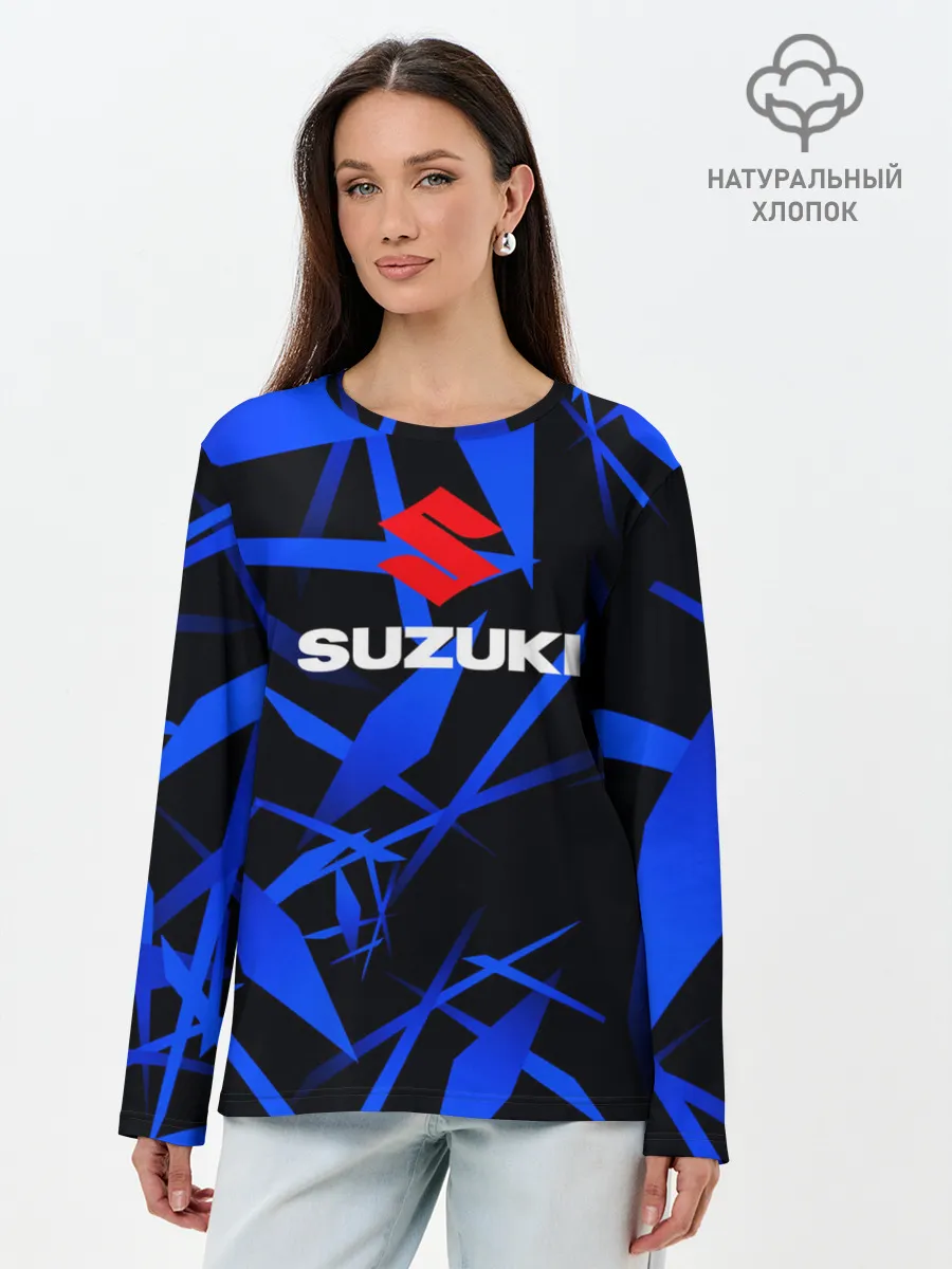 Лонгслив женский. Хлопок / Suzuki