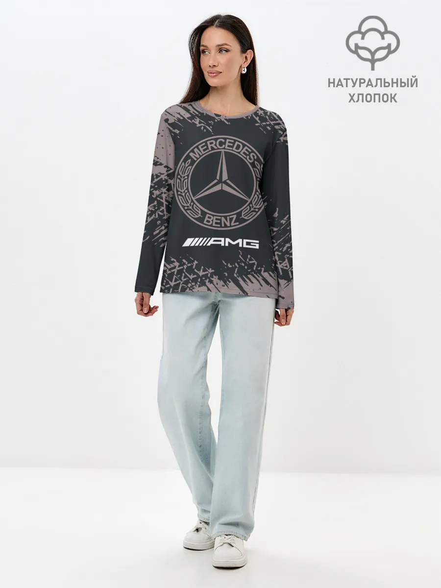 Лонгслив женский. Хлопок / MERCEDES / Мерседес