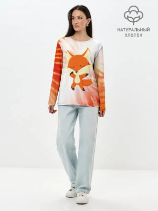 Лонгслив женский. Хлопок / ЛИСИЧКА / FOXY