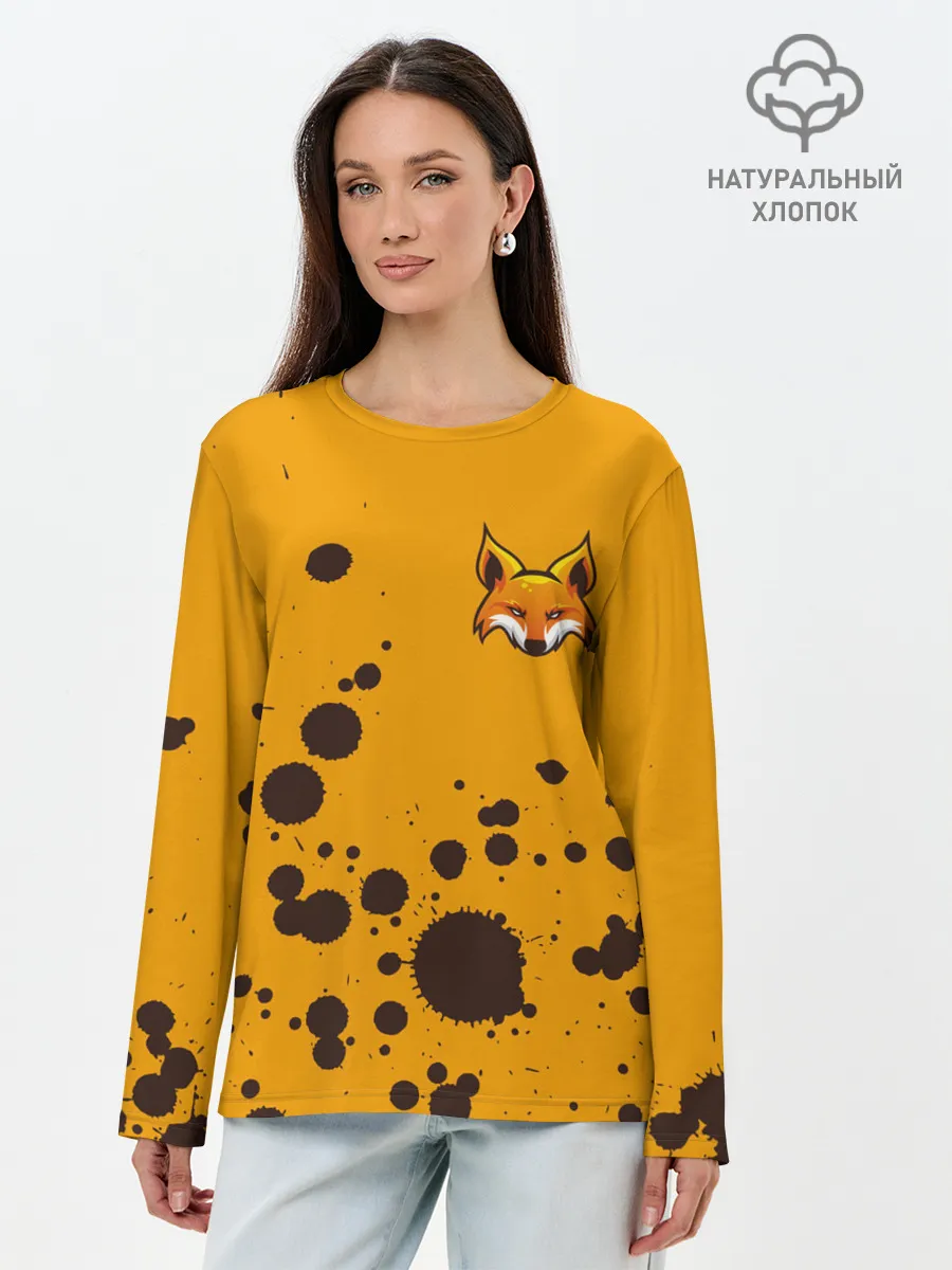 Лонгслив женский. Хлопок / FOX