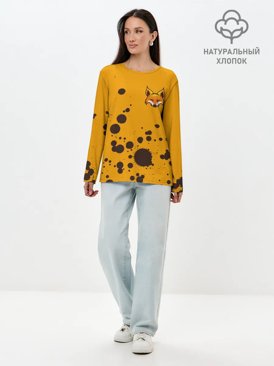 Лонгслив женский. Хлопок / FOX