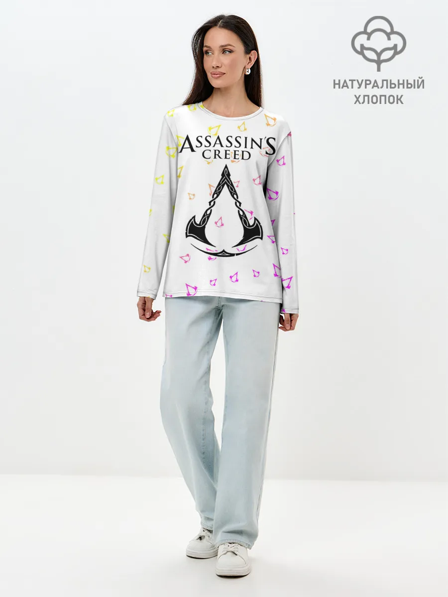 Лонгслив женский. Хлопок / ASSASSIN’S CREED VALHALLA