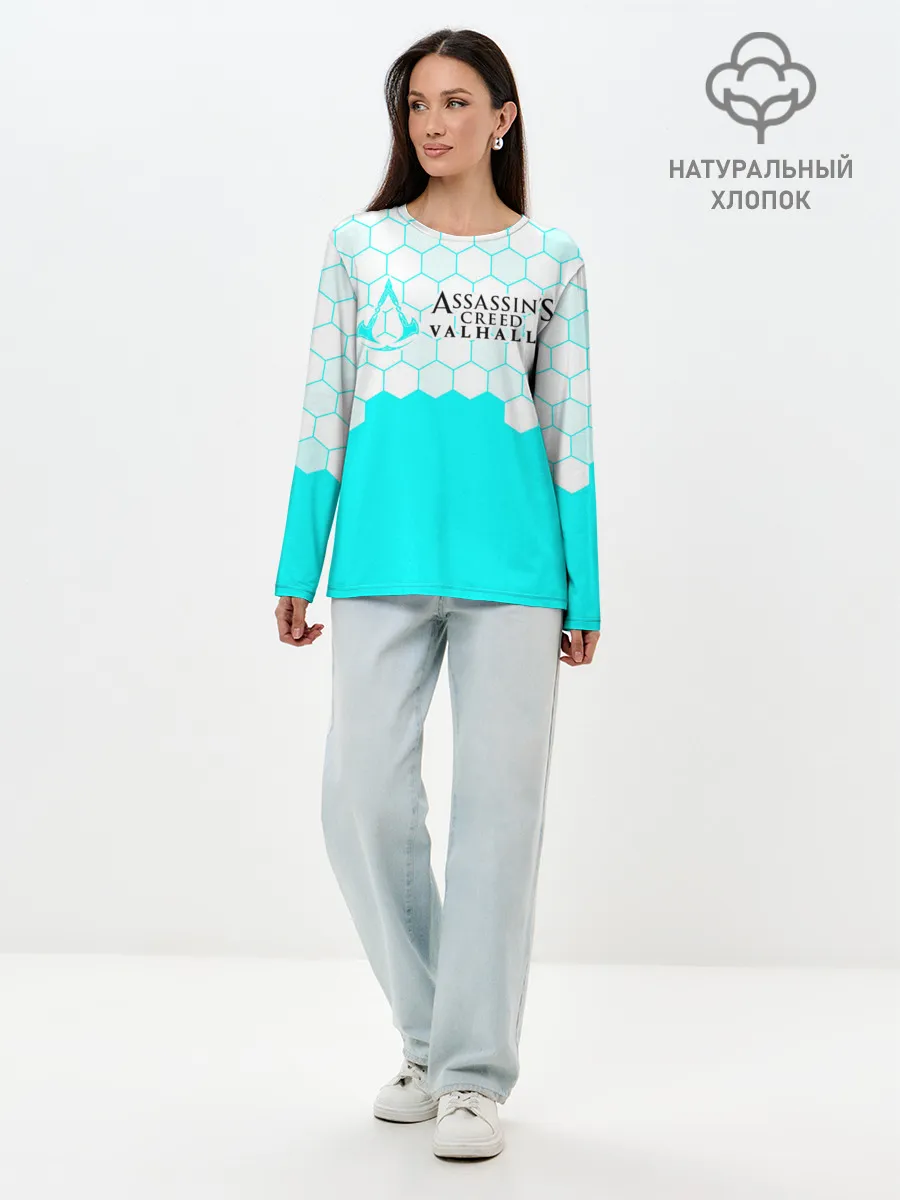 Лонгслив женский. Хлопок / ASSASSIN’S CREED VALHALLA