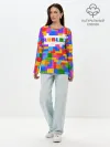 Лонгслив женский. Хлопок / ROBLOX LEGO