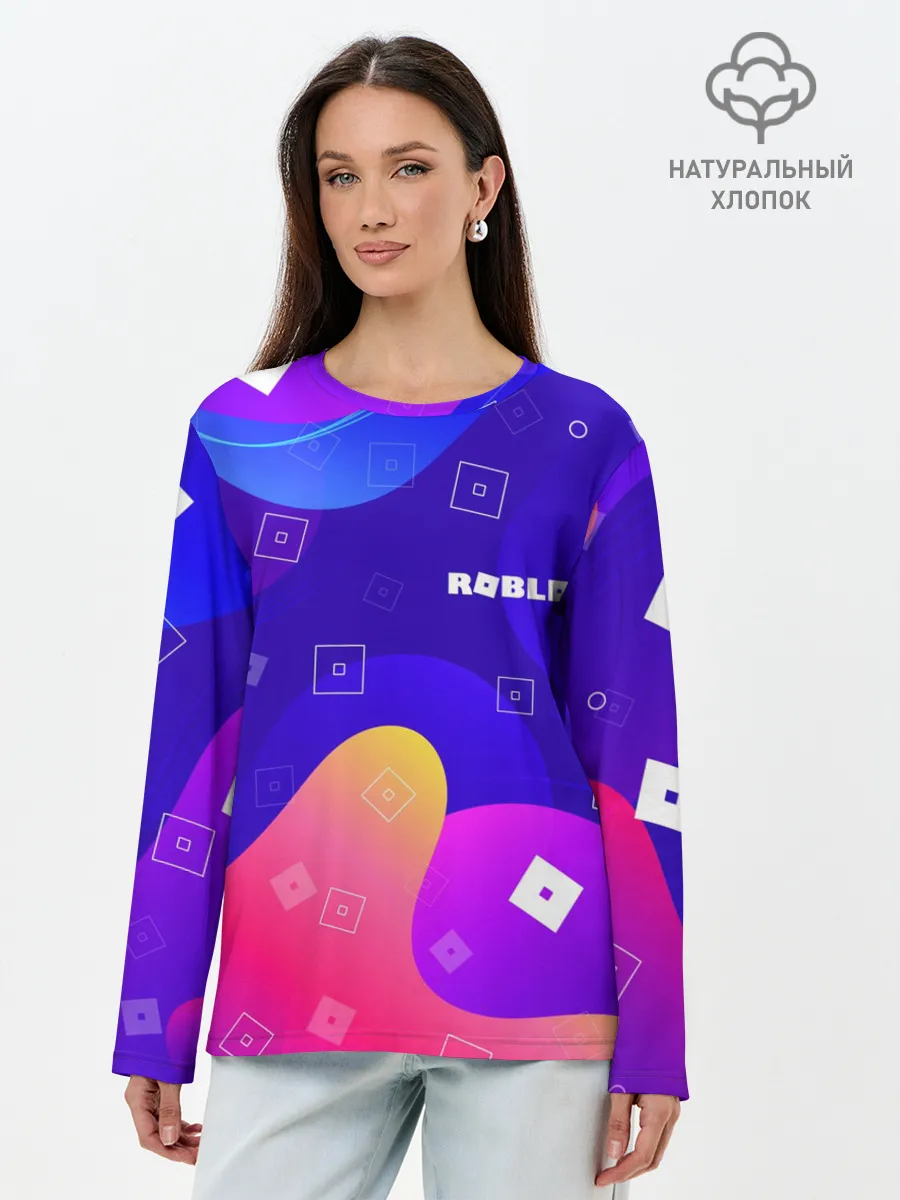 Лонгслив женский. Хлопок / ROBLOX