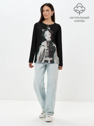 Лонгслив женский. Хлопок / Shinobu Kochou