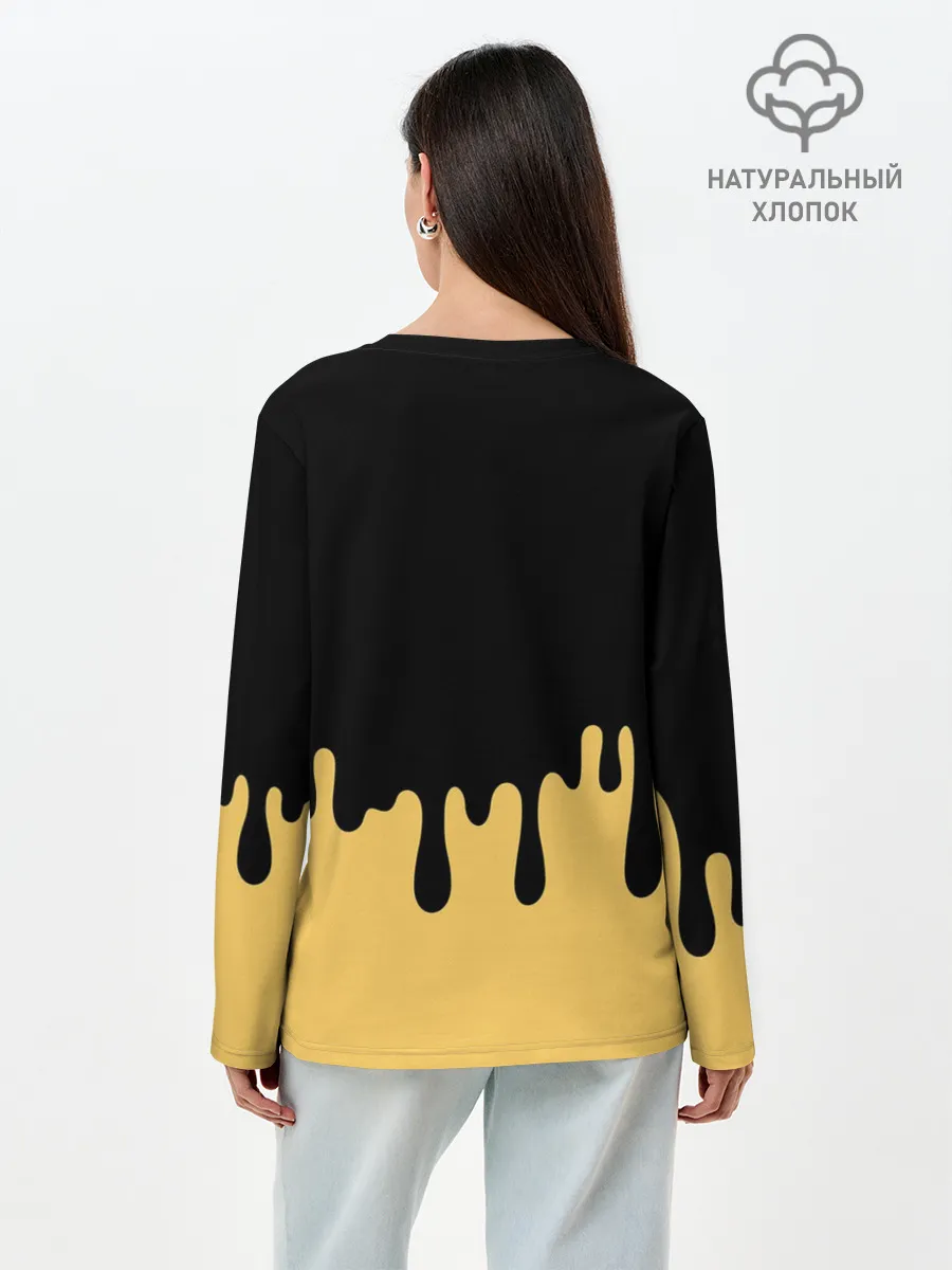 Лонгслив женский. Хлопок / Bendy And The Ink Machine