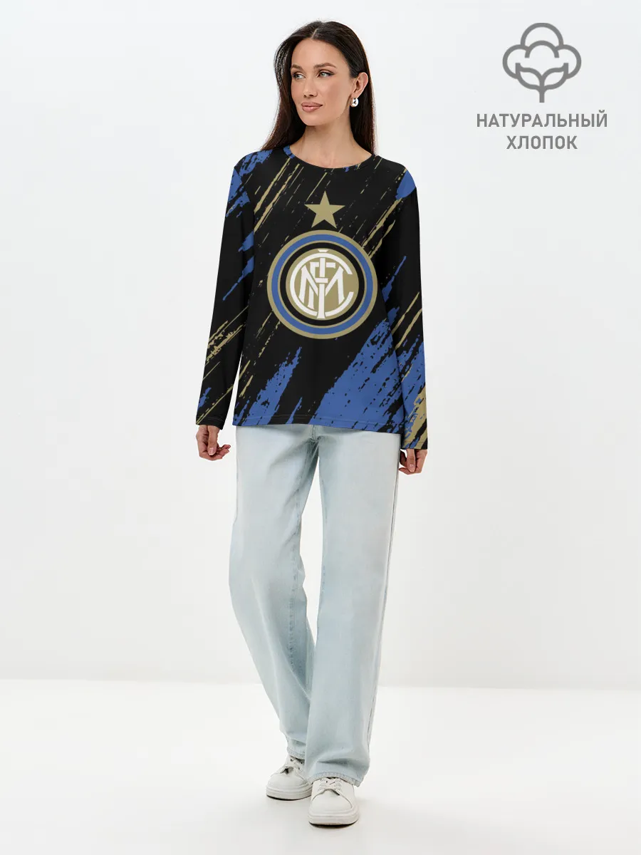 Лонгслив женский. Хлопок / Inter / Интер.