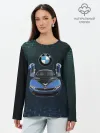 Лонгслив женский. Хлопок / BMW i8 Turbo тюнинговая.