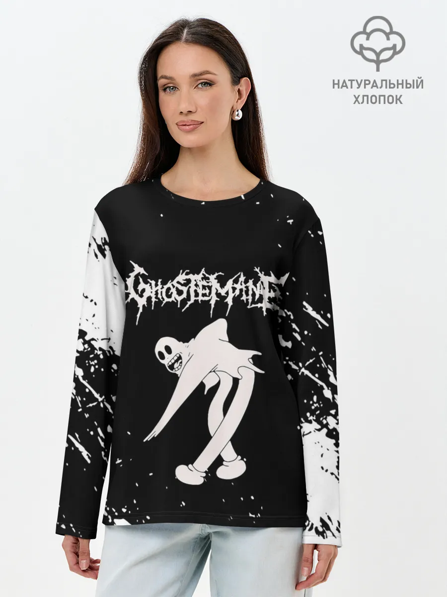 Лонгслив женский. Хлопок / GHOSTEMANE