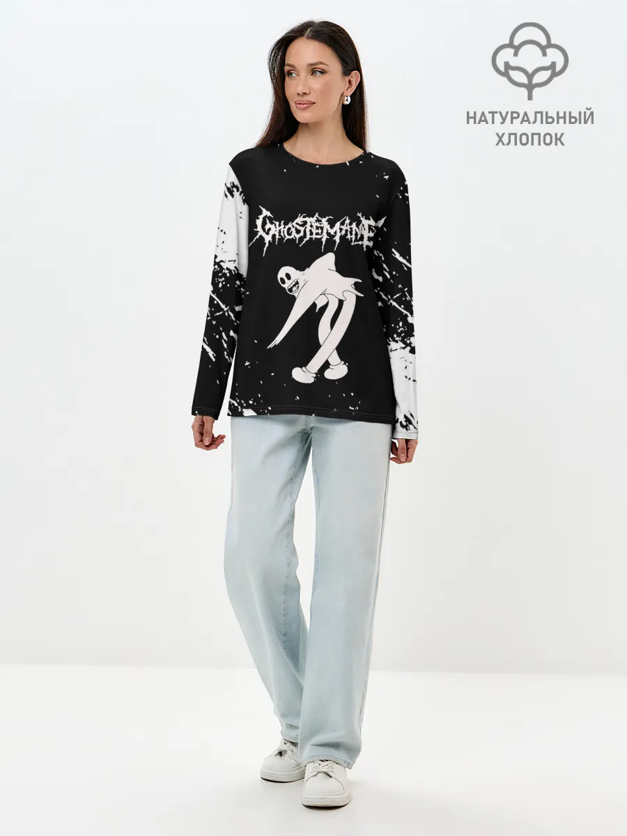 Лонгслив женский. Хлопок / GHOSTEMANE