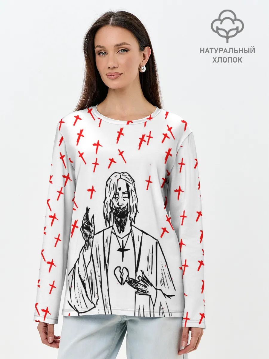 Лонгслив женский. Хлопок / GHOSTEMANE