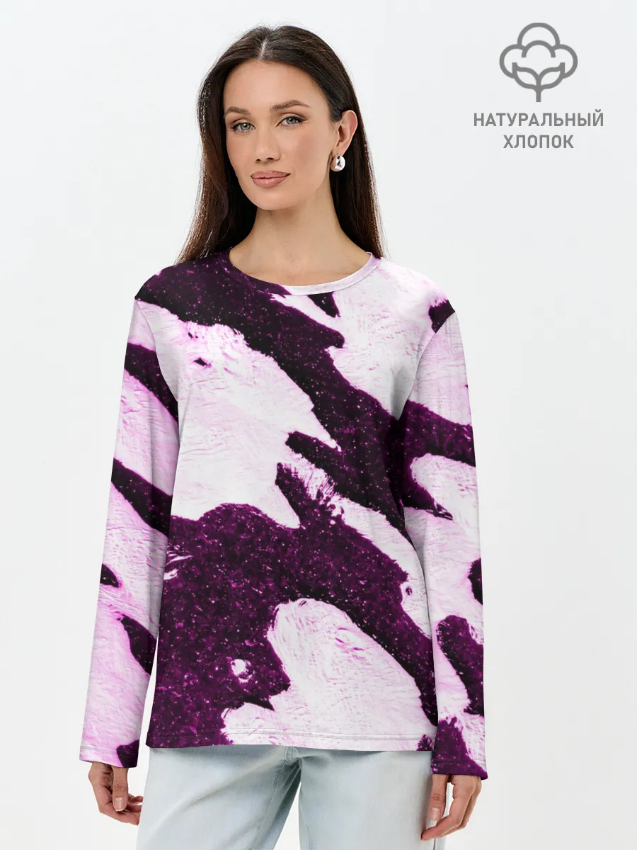 Лонгслив женский. Хлопок / Shine