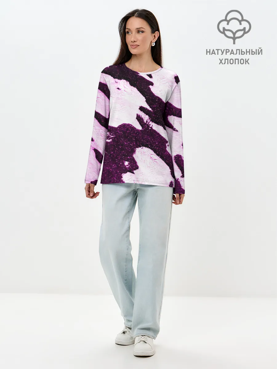 Лонгслив женский. Хлопок / Shine