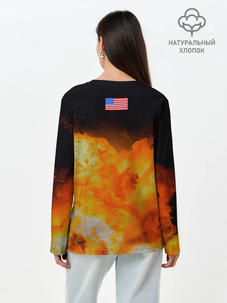 Лонгслив женский. Хлопок / Big Ricardo