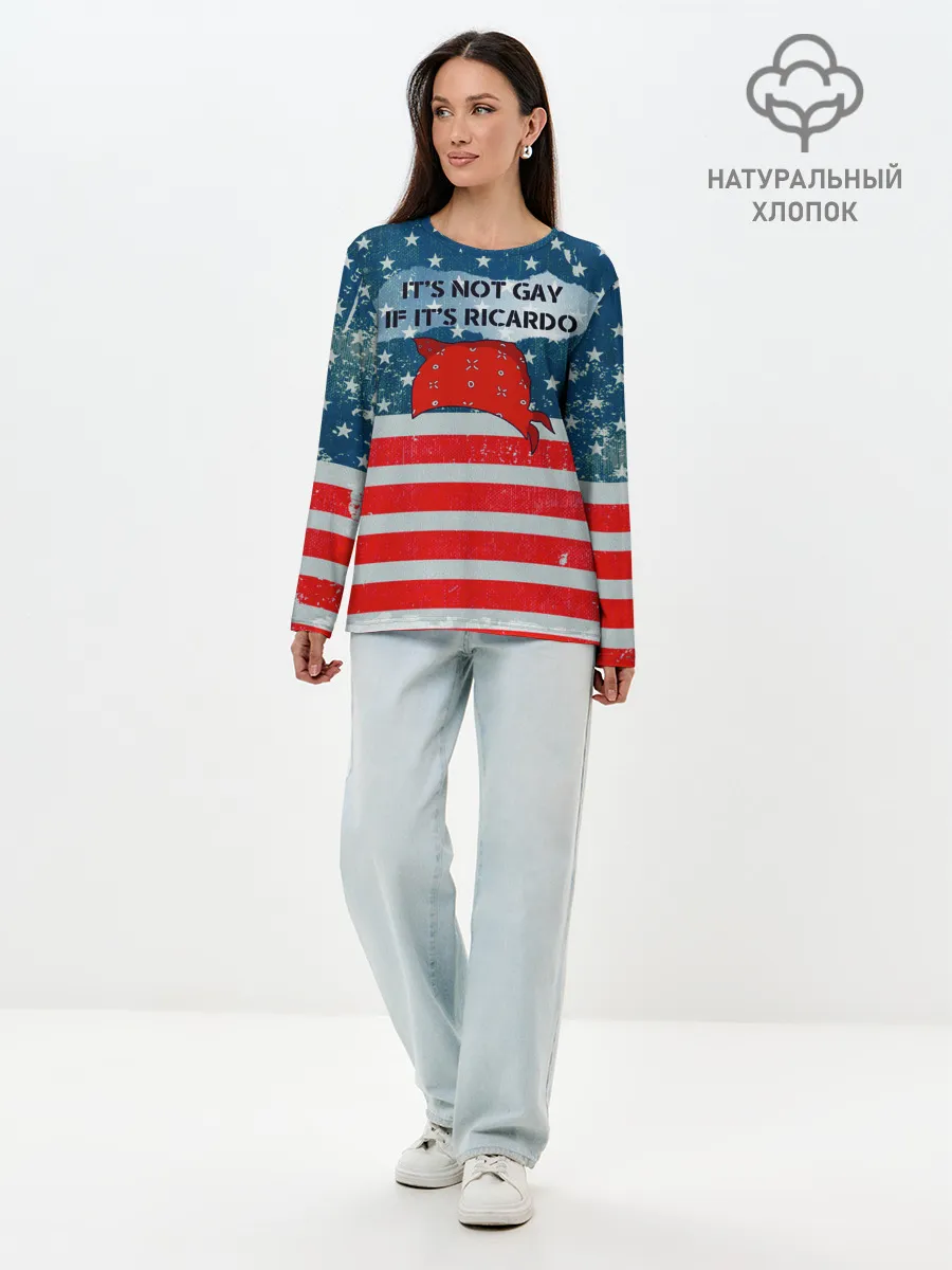 Лонгслив женский. Хлопок / Its Ricardo