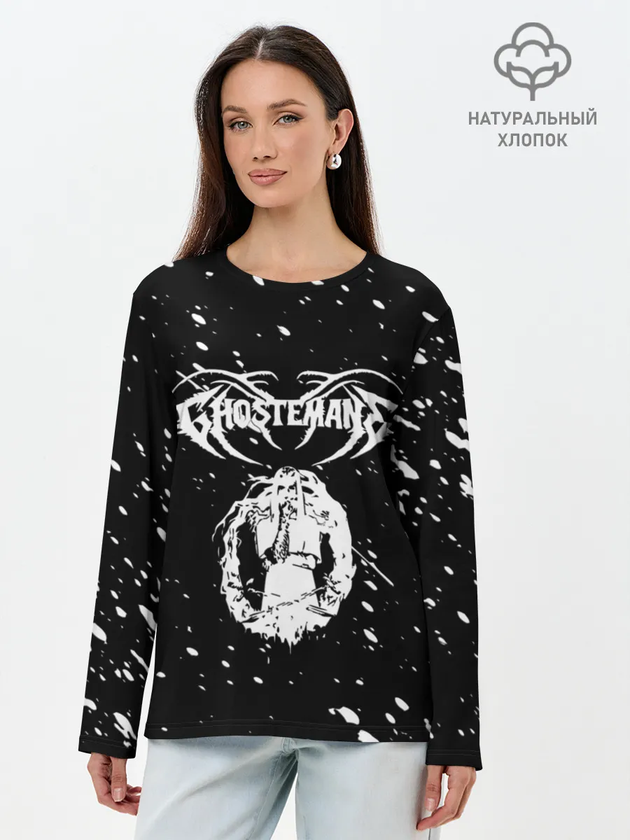 Лонгслив женский. Хлопок / GHOSTEMANE