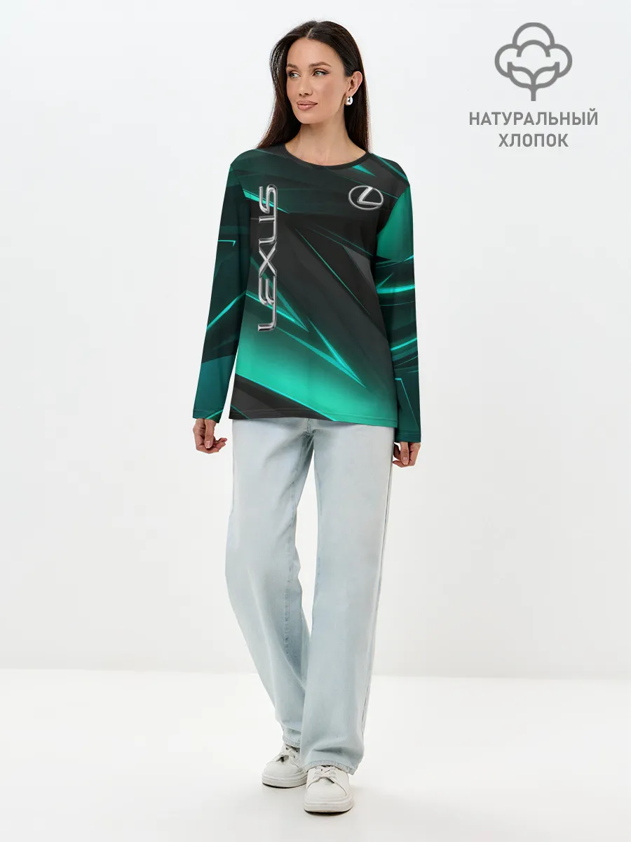 Лонгслив женский. Хлопок / Lexus