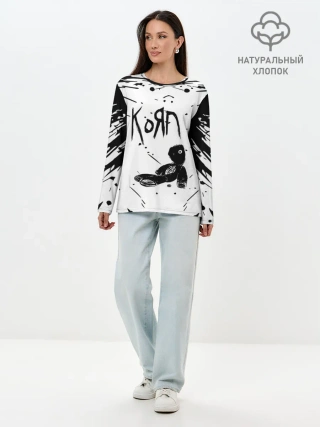 Лонгслив женский. Хлопок / korn