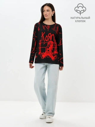 Лонгслив женский. Хлопок / korn