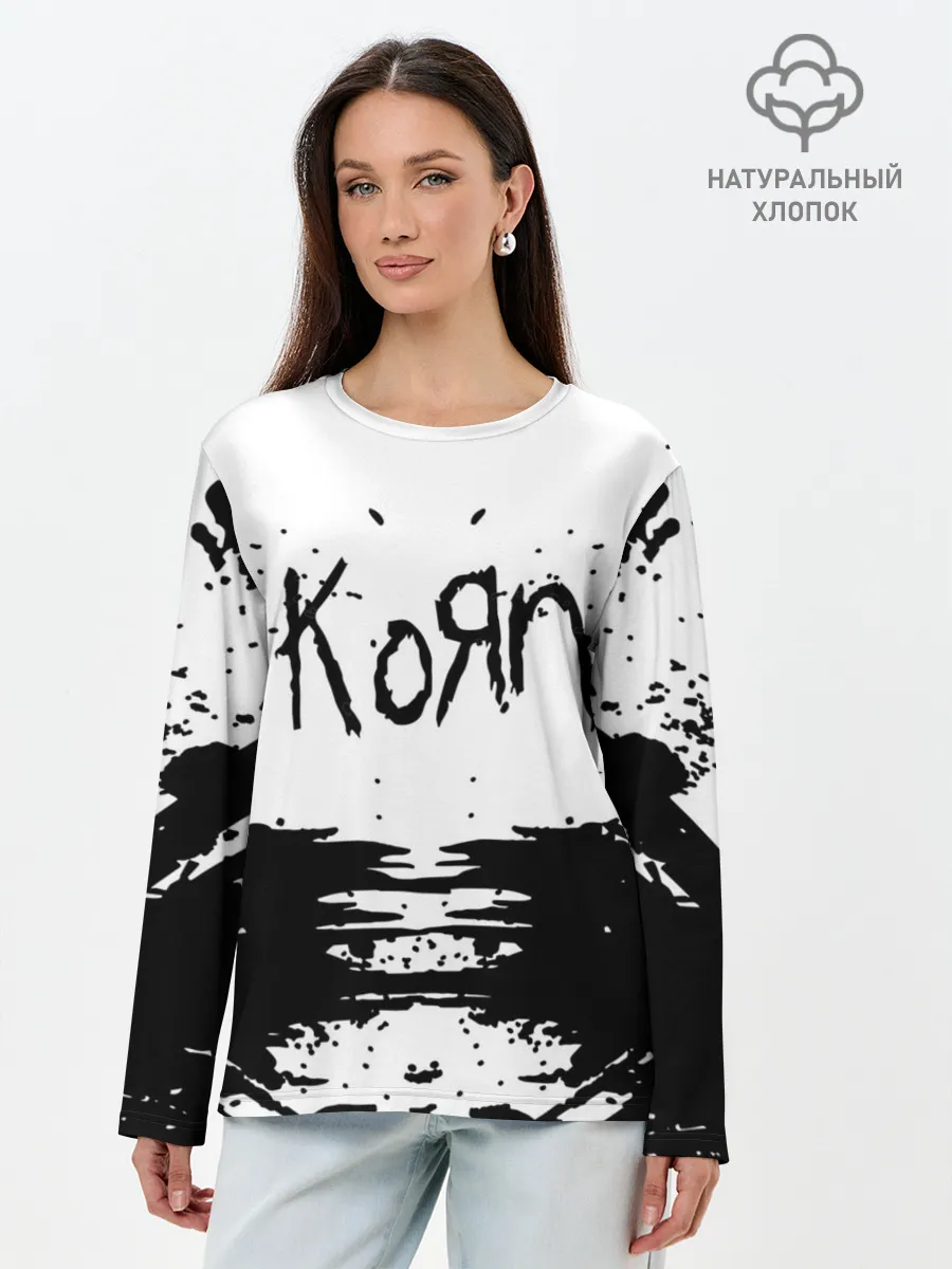 Лонгслив женский. Хлопок / korn