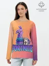Лонгслив женский. Хлопок / Fortnite | Lama