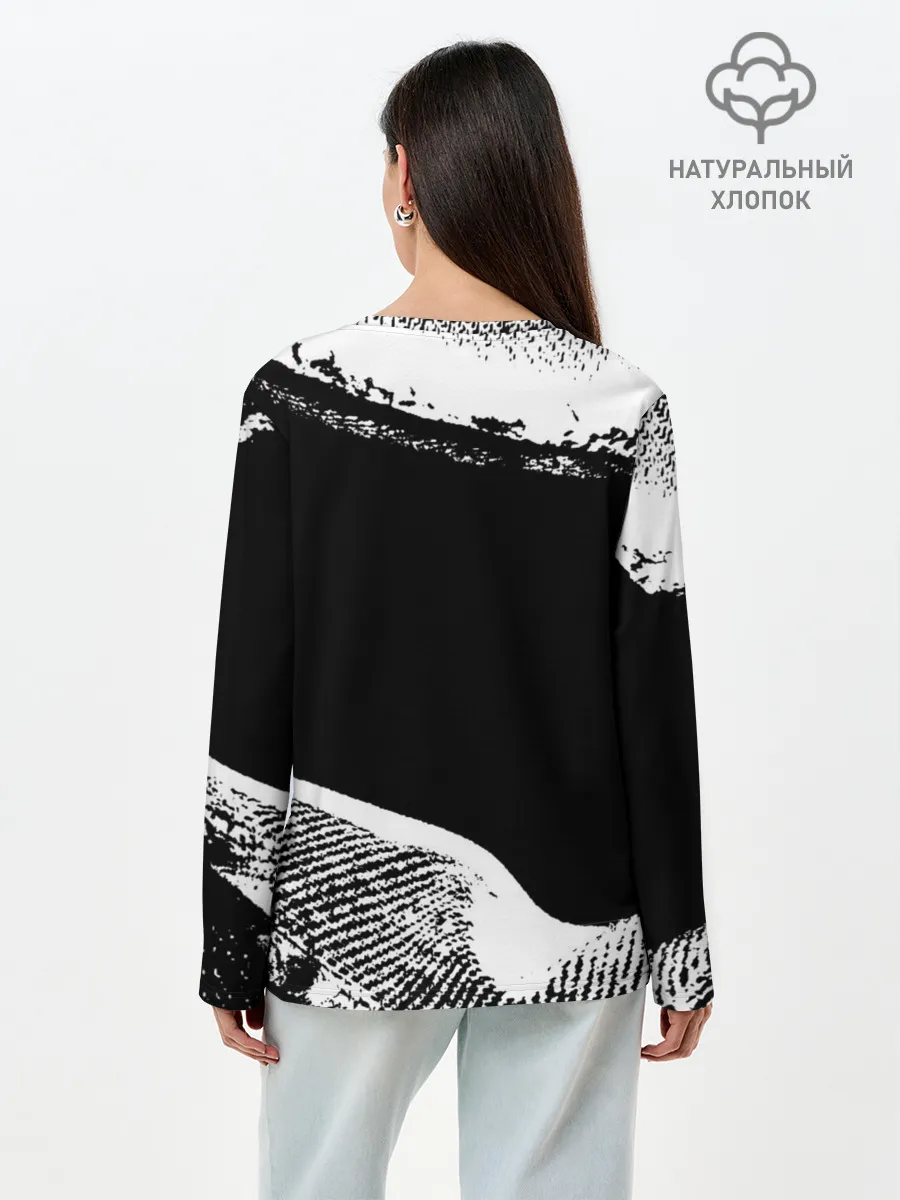 Лонгслив женский. Хлопок / Pyrokinesis.