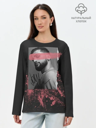 Лонгслив женский. Хлопок / JONY