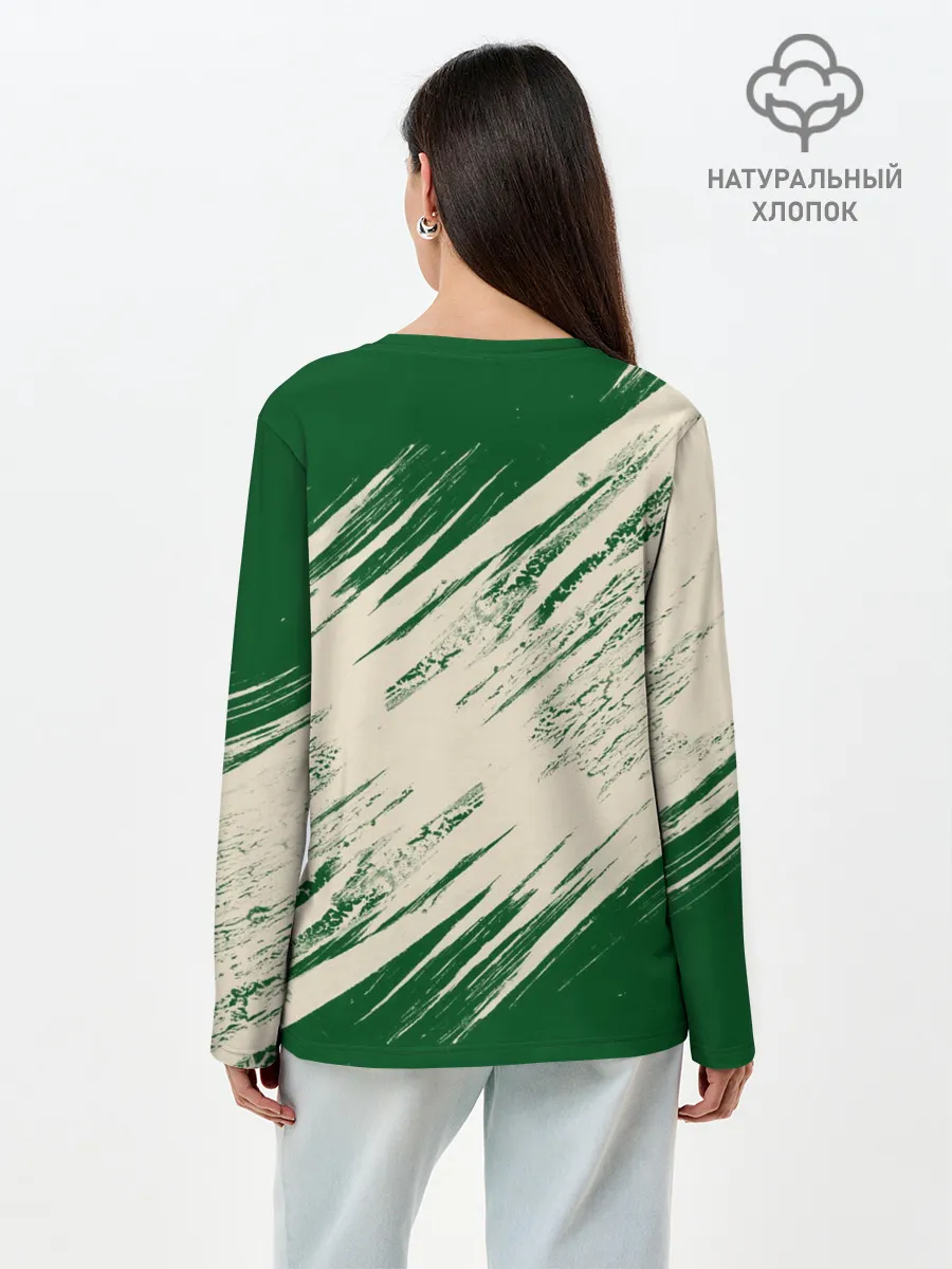 Лонгслив женский. Хлопок / Милуоки Бакс