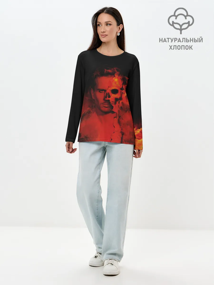 Лонгслив женский. Хлопок / Фая