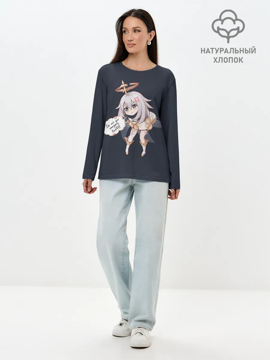 Лонгслив женский. Хлопок / Genshin Impact