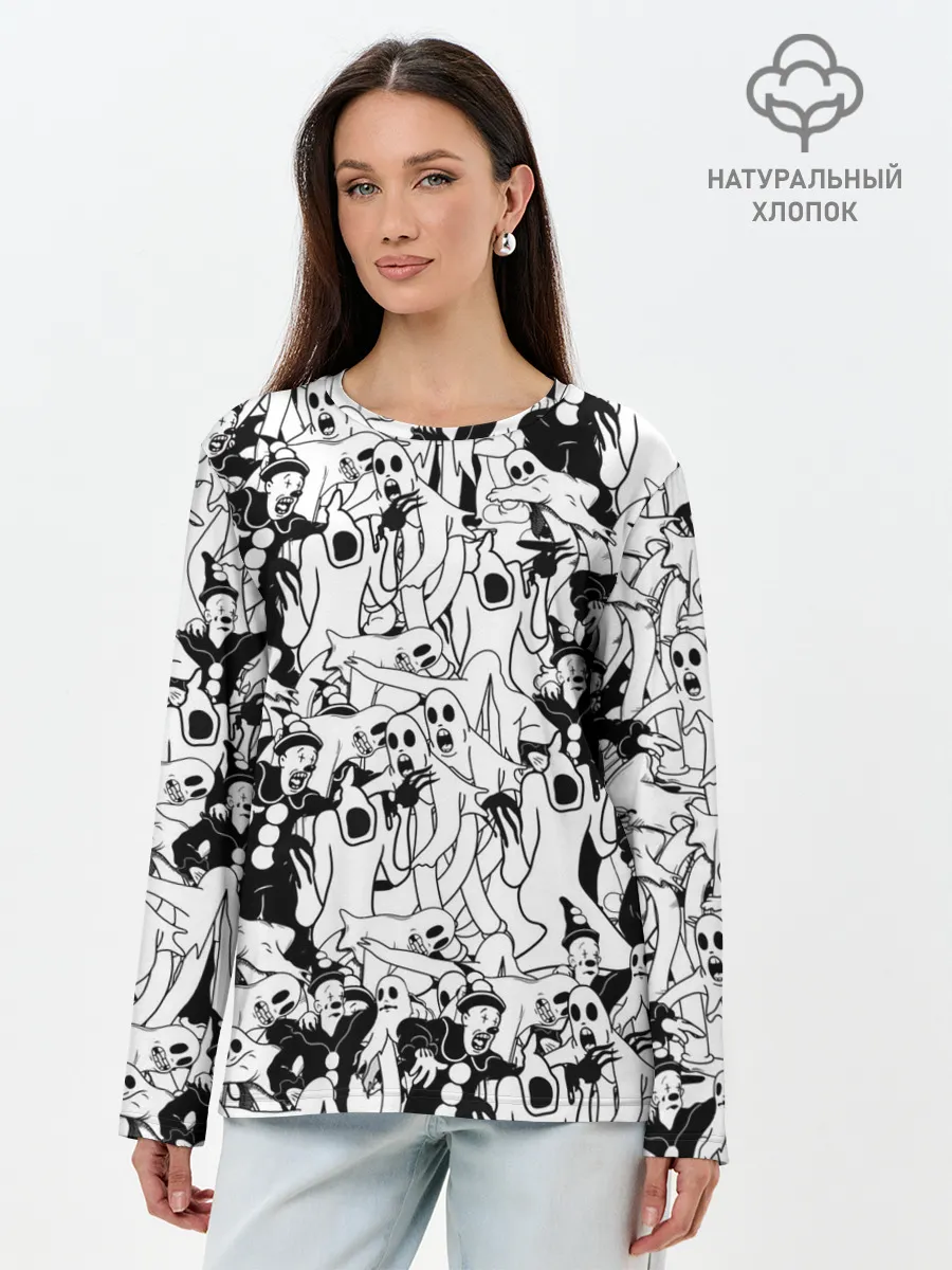 Лонгслив женский. Хлопок / GHOSTEMANE