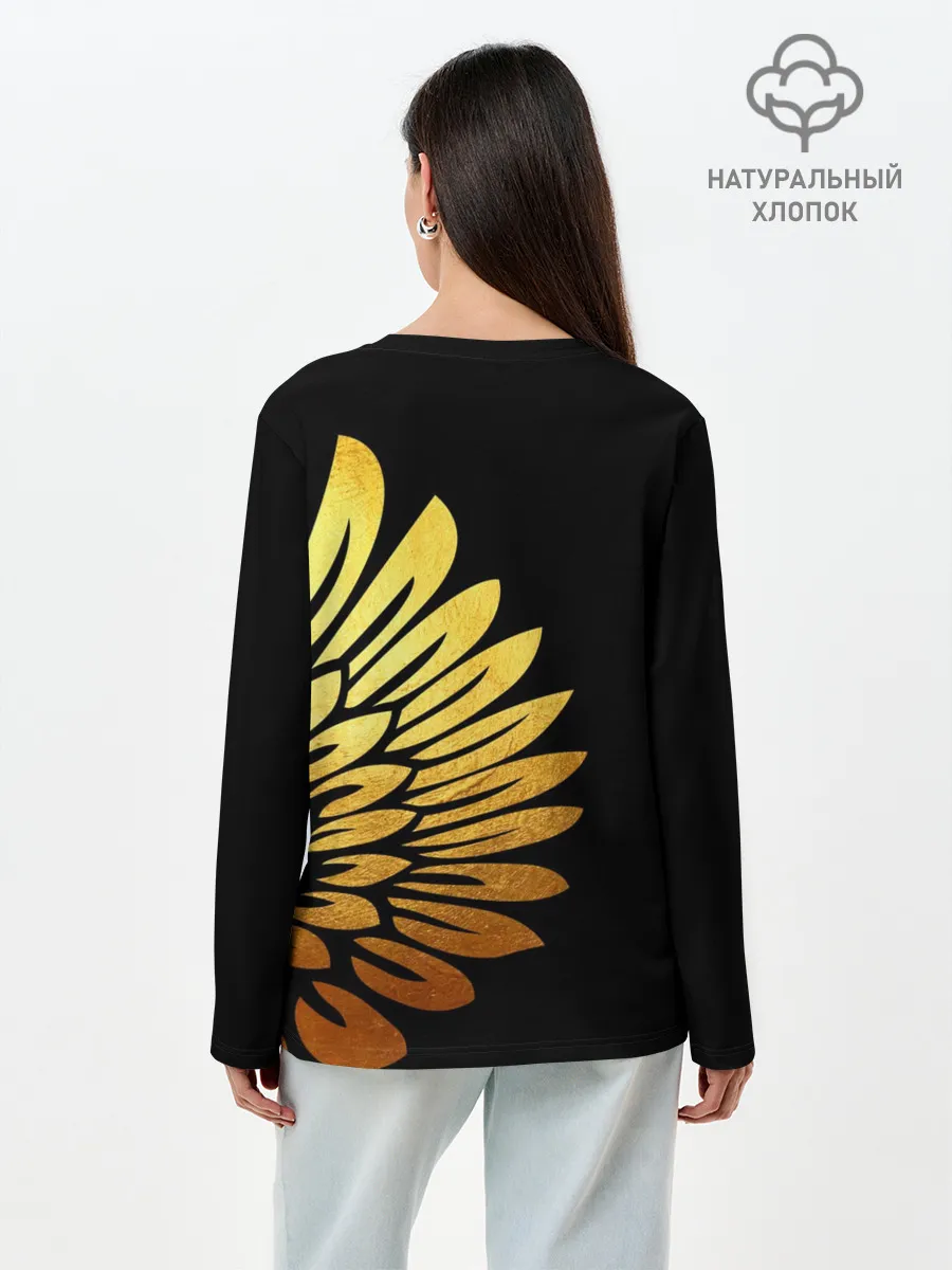 Лонгслив женский. Хлопок / ХАБИБ
