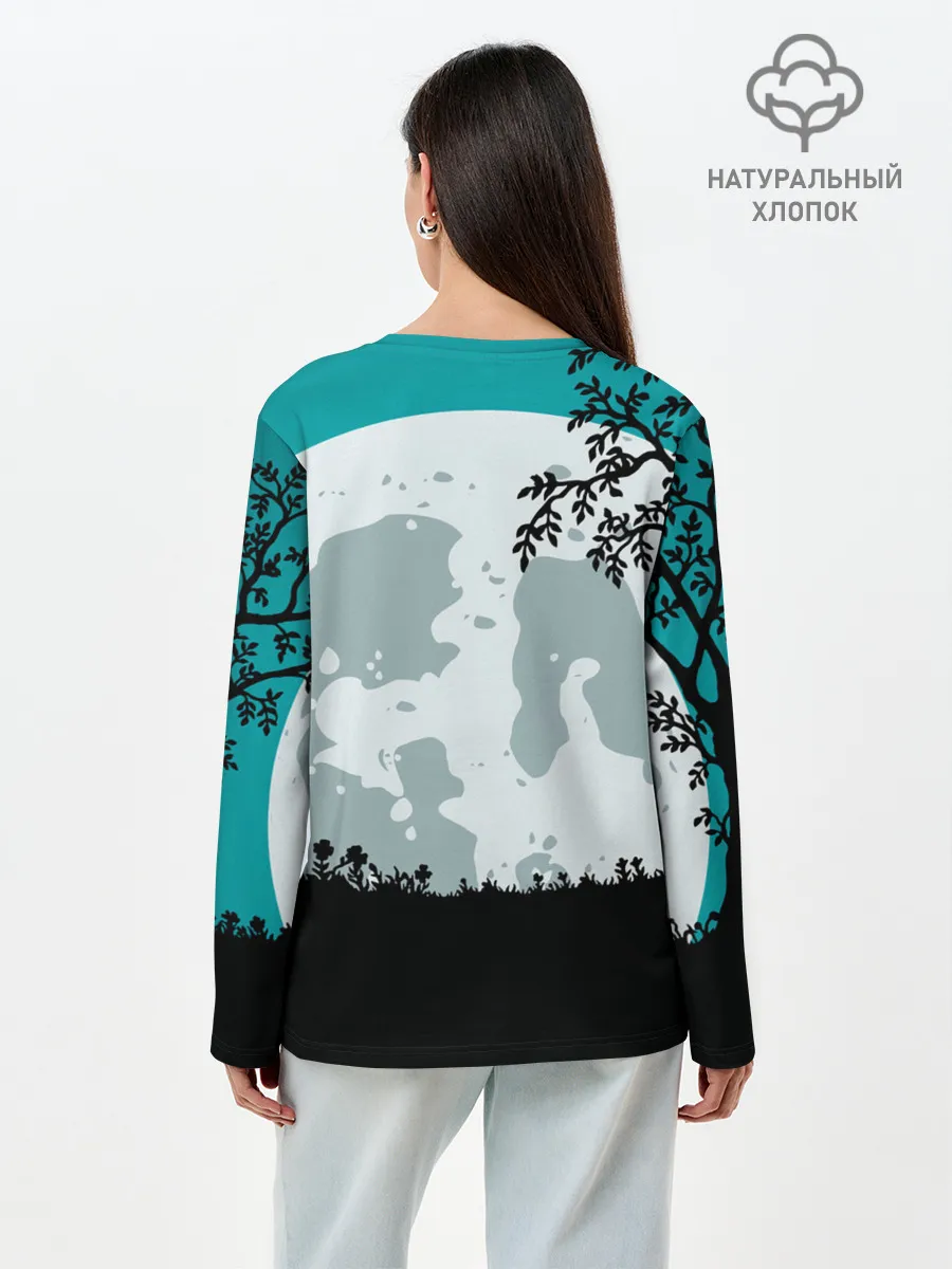 Лонгслив женский. Хлопок / Влюбленная Пара