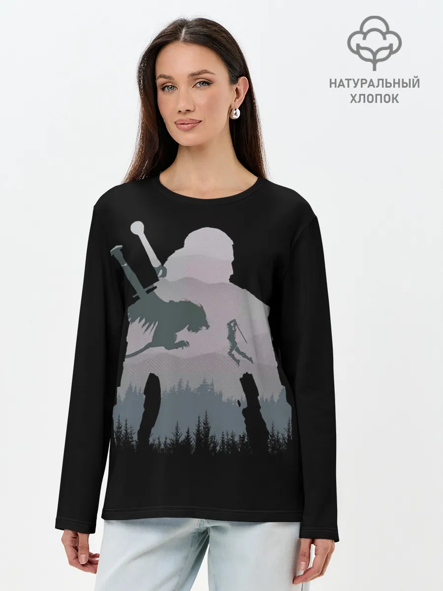 Лонгслив женский. Хлопок / The Witcher