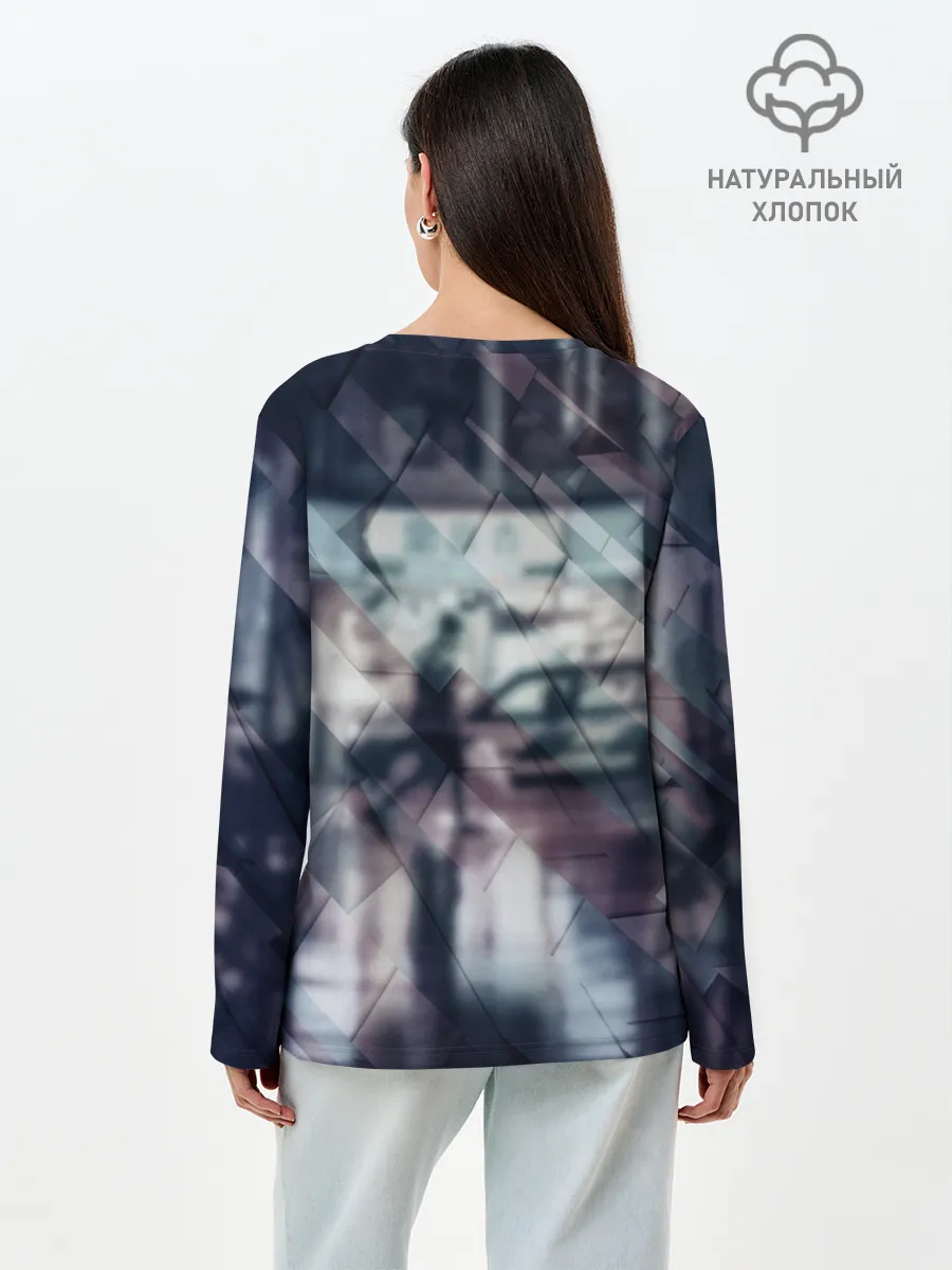 Лонгслив женский. Хлопок / Anime Cyber